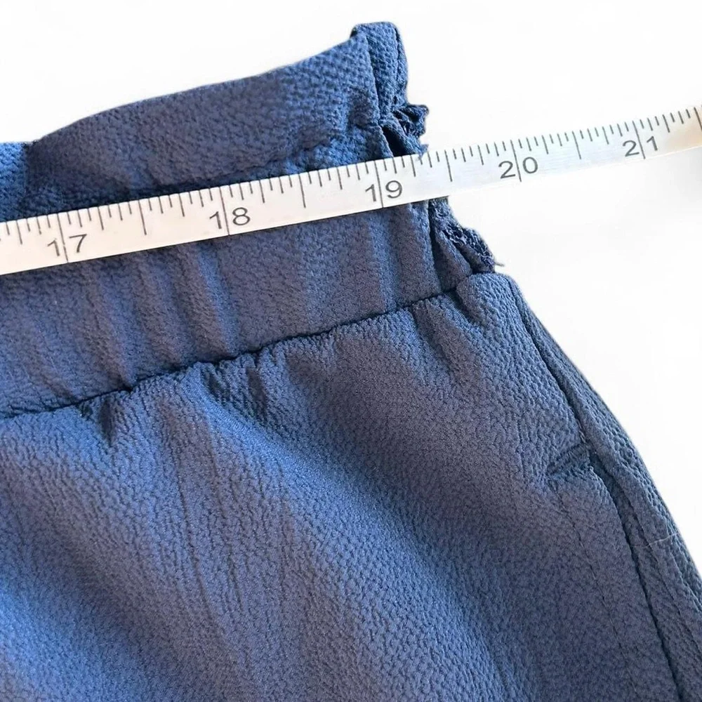 Blue Drawstring Pants - Picture 4 of 5